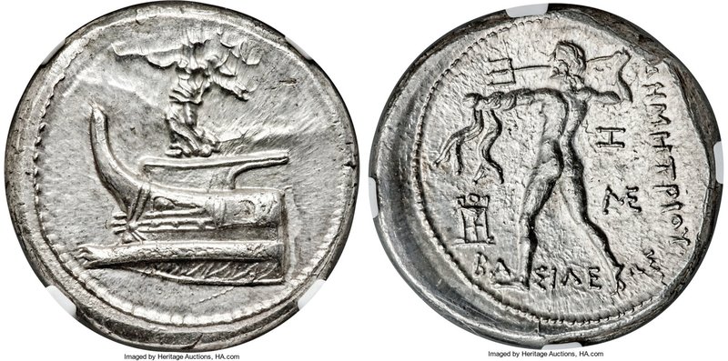 MACEDONIAN KINGDOM. Demetrius I Poliorcetes (306-283 BC). AR tetradrachm (26mm, ...
