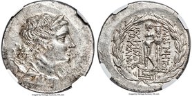 IONIA. Magnesia ad Meandrum. Ca. mid-2nd century BC. AR tetradrachm (30mm, 16.90 gm, 12h). NGC MS 5/5 - 5/5. Euphemos, son of Pausanias, magistrate. B...