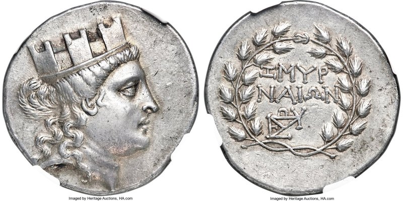 IONIA. Smyrna. Ca. mid-2nd century BC. AR tetradrachm (32mm, 16.68 gm, 11h). NGC...
