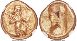 ACHAEMENID PERSIA. Darius I-Xerxes II (ca. 5th century BC). AV daric (16mm, 8.23 gm). NGC Choice XF 4/5 - 4/5. Lydo-Milesian standard. Sardes mint. Pe...