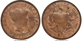 Republic copper "PAT 97" Souvenir Peso 1897 AU50 (Weak Strike) ANACS, Struck by Gorham Manufacturing Company (Providence, RI), KM-XM1a. Wide Date, PAT...