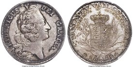 Frederik V Krone 1748 MS62 PCGS, KM572, Hede-31A, Sieg-12.1. A finely patinated example of this conditionally scarce issue, struck near the apex of th...