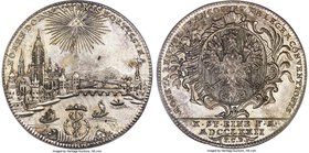 Frankfurt. Free City Taler 1772-PCB MS63 PCGS, KM251, Dav-2226. It is easy to see why City View talers remain popular with collectors, and the example...