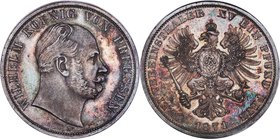 Prussia. Wilhelm I Proof 2 Taler 1871-A PR64 Cameo PCGS, Berlin mint, KM496. A rare Proof, sharply struck and to a very high standard. Both Wilhelm's ...