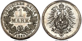 Wilhelm I nickel Specimen Trial Strike Pattern Mark 1880-A SP66 PCGS, Berlin mint, cf. KM7 (for type), Schaaf-Unl. Incredibly rare and perhaps unique,...