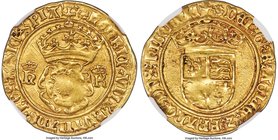 Henry VIII (1509-1547) gold Crown of the Double Rose ND (1526-1544) AU55 NGC, Tower mint, Rose mm, S-2273, N-1788. A popular gold denomination unique ...