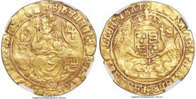 Henry VIII (1509-1547) gold 1/2 Sovereign ND (1544-1547) XF Details (Mount Removed) NGC, Southwark mint, S mm, S-2297, N-1827. E below shield. A scarc...