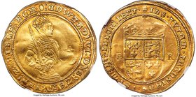 Edward VI (1547-1553) gold 1/2 Sovereign ND (1551-1553) XF40 NGC, Tower mint, Tun mm, S-2451, N-1928. Softly struck as is standard for this issue, wit...