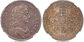 Charles II Crown 1676 XF45 NGC, KM435, S-3358, ESC-51. An enviable selection of the type featuring a boldly outlined portrait of Charles II on the obv...