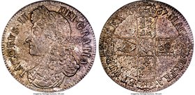 James II Crown 1687 MS64 PCGS, KM463, S-3407, ESC-743. British collectors are well-aware that the Crown issues of James II are notoriously difficult t...