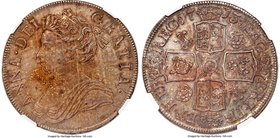 Anne Crown 1713 AU Details (Stained) NGC, KM536, S-3603, ESC-1349. "Staining" as a designation is often vague and foundationless, as it can refer to p...