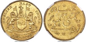 British India. Madras Presidency gold Mohur ND (1819) MS61 NGC, Madras mint, KM421.2. Sparkling mint luster with a very light overall tone and a good,...