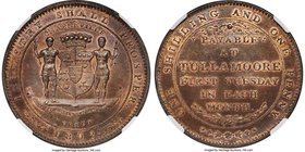 King's County. Charleville 13 Pence Token 1802 MS65 Brown NGC, D&H-1 (R). Plain edge. A fantastically sharp and well-preserved example of this rare to...