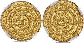 Ayyubid. al-Nasir Salah al-Din Yusuf I (Saladin; AH 564-589 / AD 1169-1183) gold Dinar AH 581 (AD 1185/6)MS66 NGC, al-Iskandariya mint, A-785.2, ICV-8...