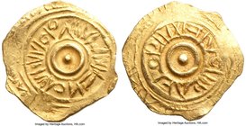 Amalfi or Salerno. Anonymous gold 4 Tari or Imitative Dinar ND (c. 11th Century) Choice XF, cf. Biaggi-14-15, cf. MIR-2-4 (Amalfi), MIR-527-529 (Saler...
