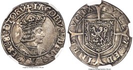 James V Groat (4 Pence) Second Coinage ND (1526-1539) VF35 NGC, Edinburgh mint, S-5376. Obv. Crowned bust of James V in beaded circle. Rev. Pointed sh...