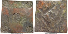 Frederick I copper Plate Money 4 Daler 1732 VF, Avesta mint, KM-PM74, Tingström-Plate 294, 13. 225mm x 225mm. Struck with clear stamps and of handsome...