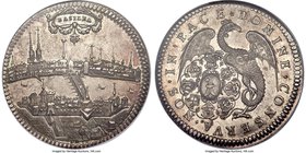 Basel. City Taler ND (c. 1700's) AU58 NGC, KM129, Dav-1747A. Bordering on Mint State, this exceptional offering features incredible patination in the ...