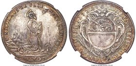 Obwalden. Half-Canton 1/2 Taler 1732 XF Details (Tooled) NGC, KM27, HMZ-2-733b. A well-struck example of this very rare issue with handsome old collec...