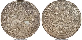 Zurich. Canton Taler 1559 AU53 NGC, Dav-8782, HMZ-2-1123h. Benefitting from a sound strike, this offering demonstrates significant argent luster retai...