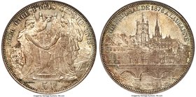 Confederation "Lausanne Shooting Festival" 5 Francs 1876 MS64 NGC, KMX-S13. Commemorating the shooting festival in Canton Lausanne. Lightly toned with...