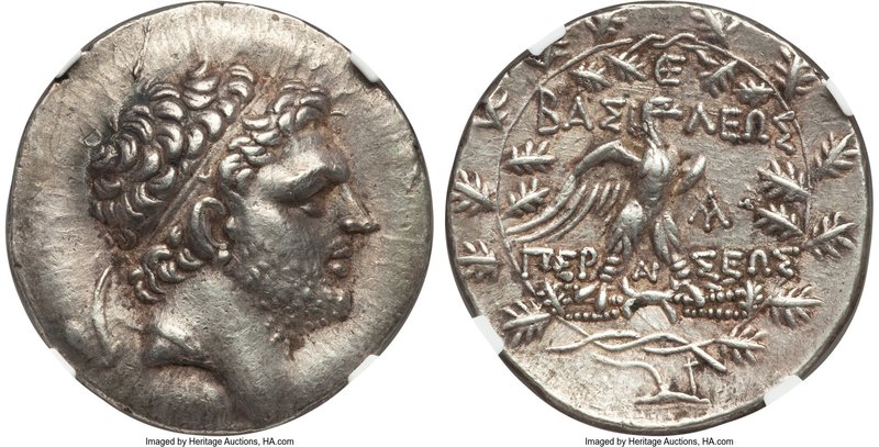 MACEDONIAN KINGDOM. Perseus (179-168 BC). AR tetradrachm (31mm, 15.62 gm, 11h). ...