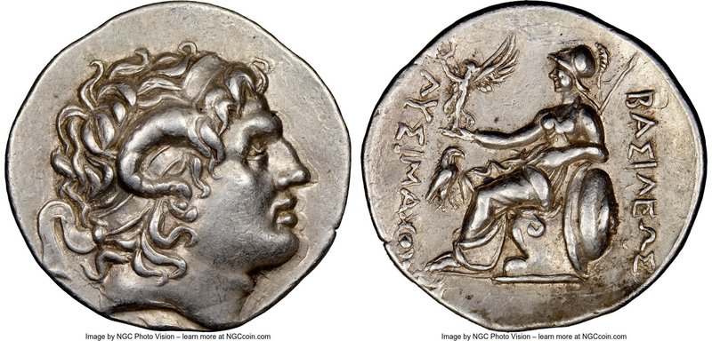 THRACIAN KINGDOM. Lysimachus (305-281 BC). AR tetradrachm (32mm, 17.11 gm, 12h)....