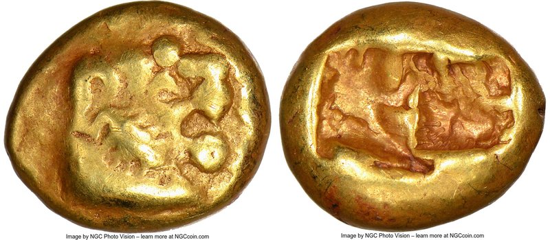 LYDIAN KINGDOM. Walwet (before ca. 560 BC). EL sixth-stater or hecte (10mm, 2.35...