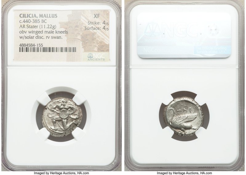 CILICIA. Mallus. Ca. 440-385 BC. AR stater (20mm, 11.22 gm, 12h). NGC XF 4/5 - 4...