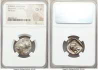 CYPRUS. Lapethus. Sidqmelek (ca. 435 BC). AR stater (21mm, 10h). NGC Choice Fine. Helmeted head of Athena left / Head of Athena facing, wearing creste...