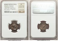 Octavian, as Sole Imperator (31-27 BC). AR denarius (20mm, 3.82 gm, 1h). NGC XF 5/5 - 4/5, bankers mark. Italian mint, 30-27 BC. Diademed half-length ...