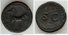 Diva Julia Titi (ca. AD 79-90/1). AE sestertius (29mm, 28.51 gm, 5h). VF, smoothing, tooling. Rome, ca. AD 92-94. DIVAE IVLIAE AVG DIVI TITI F, decora...