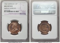 13-Piece Lot of Certified Assorted Minors NGC, 1) George V 1/2 Penny 1936 - UNC Details (Surface Hairlines) 2) George VI 3 Pence 1943-D - MS62 3) Geor...
