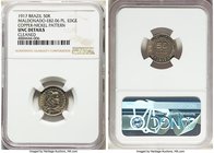 Republic nickel Pattern 50 Reis 1917 UNC Details (Cleaned) NGC, KM-Pn126, Bentes-E85.04. Plain Edge. An exceptionally difficult pattern to acquire at ...