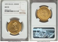 Republic gold 20000 Reis 1895 AU55 NGC, Rio de Janeiro mint, KM497. From the Dresden Collection

HID09801242017
