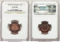 British Protectorate Specimen 1/2 Cent 1886-H SP66 Red and Brown NGC, Heaton mint, KM1. Virtually flawless with both sides struck from heavily polishe...