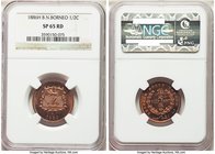 British Protectorate Specimen 1/2 Cent 1886-H SP65 Red NGC, Heaton mint, KM1. A popular Specimen issue imbued with vibrant red color. 

HID098012420...