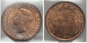 Victoria Cent 1892 MS65 Red ICCS, London mint, KM7. ICCS notes as Obverse 4. From the James Mossman Collection of Canadian Coinage

HID09801242017