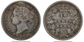 Pair of Certified 10 Cents PCGS, 1) Victoria 10 Cents 1880-H - VF35, Heaton mint, KM3 2) George V 10 Cents 1932 - MS65, Royal Canadian mint, KM23a

...