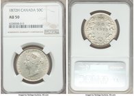 Victoria 50 Cents 1872-H AU50 NGC, Heaton mint, KM6. An attractive strike exhibiting minimal signs of handling and significant luster.

HID098012420...