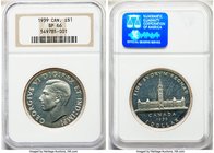 George VI Matte Specimen Dollar 1939 SP66 NGC, Ottawa mint, KM38. Matte specimen. Full bright-white luster, with heavily frosted devices.

HID098012...
