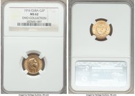 Republic gold 2 Pesos 1916 MS62 NGC, Philadelphia mint, KM17. Selections from the EMO Collection Cabinet

HID09801242017