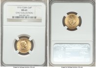 Republic gold 4 Pesos 1916 MS63 NGC, Philadelphia mint, KM18. Selections from the EMO Collection Cabinet

HID09801242017