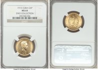 Republic gold 5 Pesos 1915 MS64 NGC, Philadelphia mint, KM19. Selections from the EMO Collection Cabinet

HID09801242017