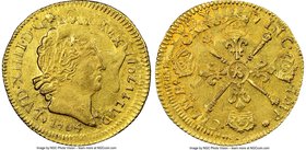 Louis XIV gold Louis d'or 1704-& MS62 NGC, Aix mint, KM365.24. Overstruck on a 1701 Louis d'Or of the same monarch. Appealing both for its incredible ...