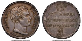 Napoleon silver Specimen Essai Franc L'An IV (1801/2) SP63 PCGS, Maz-603 (R1), Gad-441. By Andrieu. The first of this very rare Specimen that we have ...