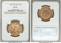 Republic gold 50 Francs 1904-A MS62 NGC, Paris mint, KM831. AGW 0.4667 oz. 

HID09801242017
