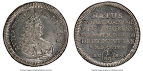 Brunswick-Wolfenbüttel. Anton Ulrich Groschen 1704-HCH MS66 PCGS, Brunswick mint, KM647, Welter-1865. A radiant gem silver minor expressing an incredi...