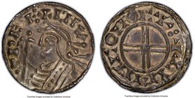 Kings of All England. Cnut (1016-1035) Penny ND (c. 1029-1035/6) MS62 PCGS, Oxford mint, Lifinc as moneyer, Short Cross type, S-1159, N-790. + CNV | •...