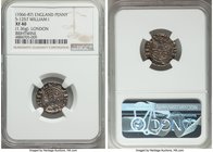 William I, the Conqueror (1066-1087) Penny ND (c. 1083-1086) XF40 NGC, London mint, Brihtwine as moneyer, Paxs type, S-1257, N-849. 1.36gm. +ǷILLELM R...
